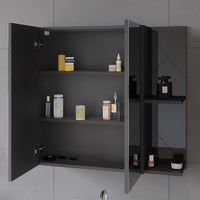 Vicco Mobile a specchio per il bagno Antracite lucido 80 x 75 cm