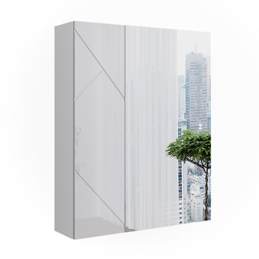 Vicco Mobile a specchio per il bagno Bianco lucido 60 x 75 cm