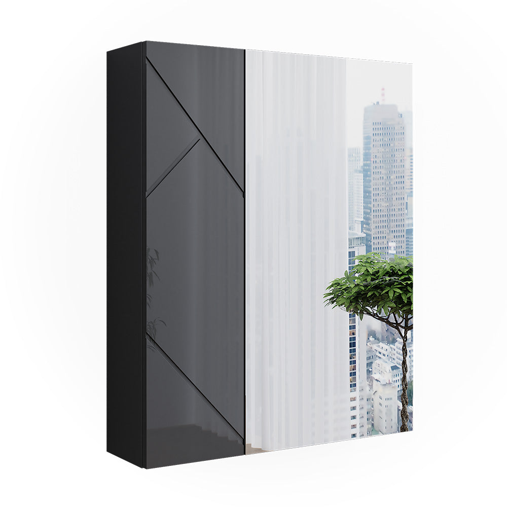 Vicco Mobile a specchio per il bagno Antracite/antracite lucido 60 x 75 cm