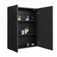 Vicco Mobile a specchio per il bagno Antracite/antracite lucido 60 x 75 cm