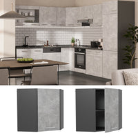 Vicco Mobile angolare da cucina Calcestruzzo 57 cm