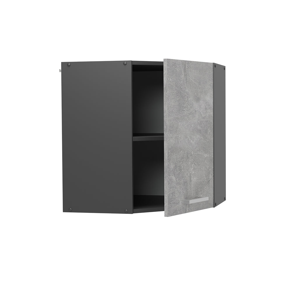 Vicco Mobile angolare da cucina Calcestruzzo 57 cm