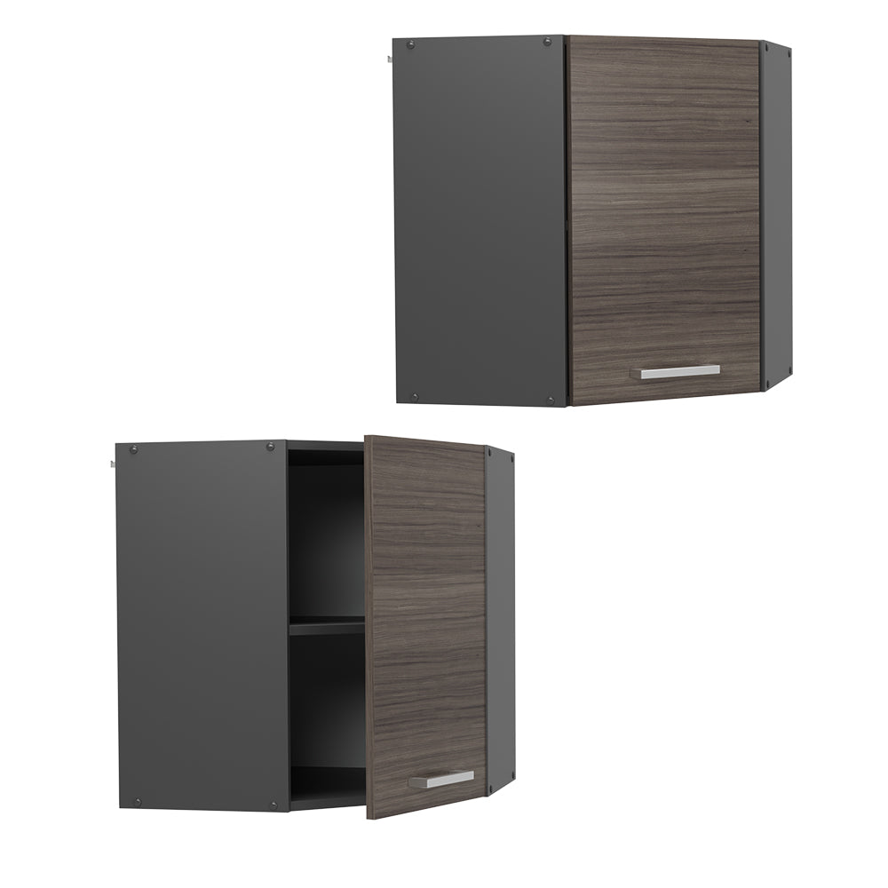 Vicco Mobile angolare da cucina Grigio nobile 57 cm