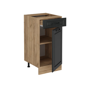 Vicco Mobiletto base per cucina Antracite casa di campagna 40 cm PL Marmo