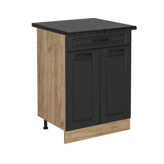 Vicco Mobiletto base per cucina Antracite casa di campagna 60 cm con cassetto, PL Antracite