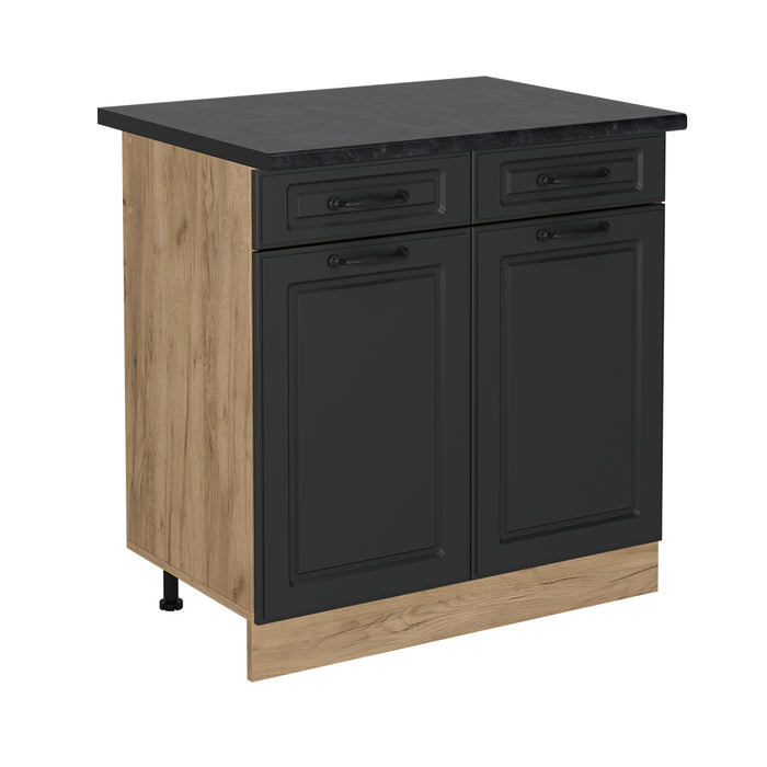 Vicco Mobiletto base per cucina Antracite casa di campagna 80 cm , PL Antracite