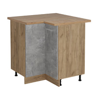 Vicco Mobile ad angolo cucina Calcestruzzo 75.6 cm , PL Rovere