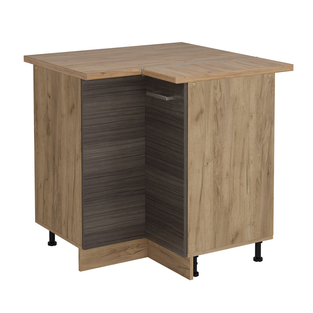 Vicco Mobile ad angolo cucina Grigio nobile 75.6 cm , PL Rovere