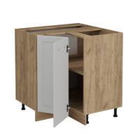 Vicco Mobile ad angolo cucina Bianco casa di campagna 75.6 cm , PL Rovere