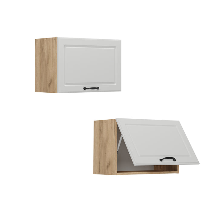 Vicco Pensile da cucina Bianco casa di campagna 60 cm Piatto