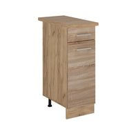 Vicco Mobiletto base per cucina Sonoma 30 cm , PL Rovere