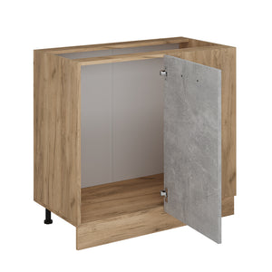 Vicco Mobile ad angolo cucina Calcestruzzo 86 cm PL Marmo