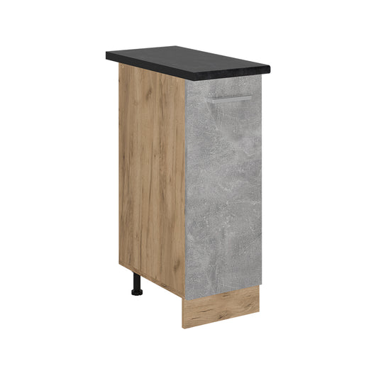 Vicco Armadio cucina dispensa alto Calcestruzzo 30 cm , PL Antracite