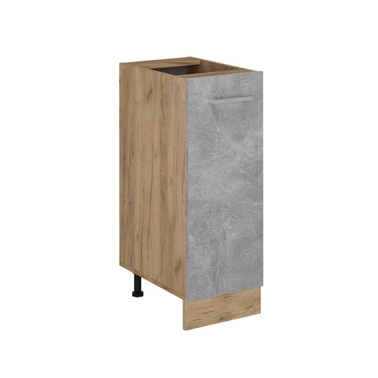 Vicco Armadio cucina dispensa alto Calcestruzzo 30 cm senza piano di lavoro