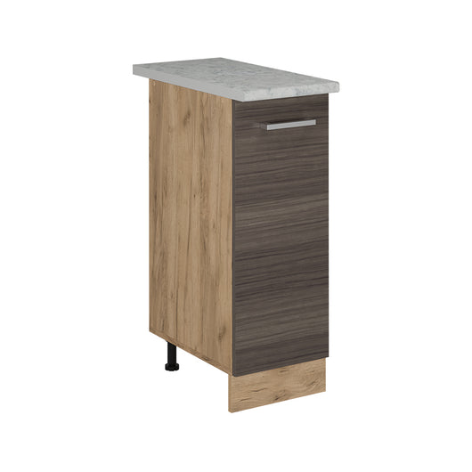 Vicco Armadio cucina dispensa alto Grigio nobile 30 cm PL Marmo