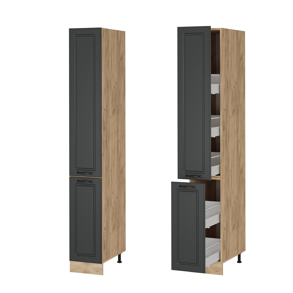 Vicco Armadio da farmacia Antracite casa di campagna 30 cm