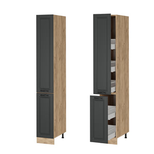 Vicco Armadio da farmacia Antracite casa di campagna 30 cm