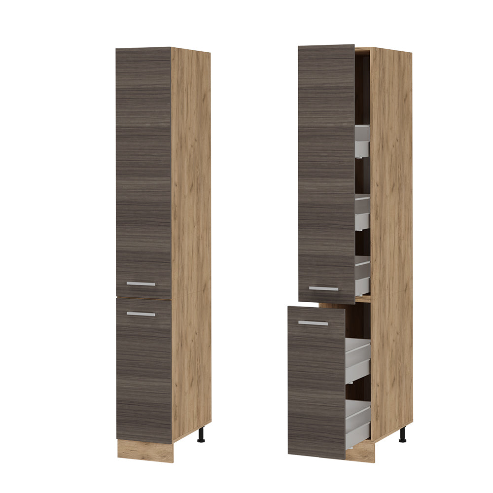 Vicco Armadio da farmacia Grigio nobile 30 cm