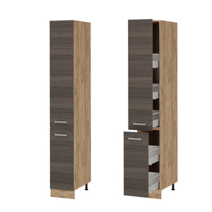 Vicco Armadio da farmacia Grigio nobile 30 cm