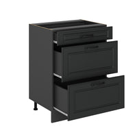 Vicco Mobiletto base per cucina Antracite casa di campagna 60 cm PL Marmo