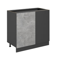 Vicco Mobile ad angolo cucina Calcestruzzo 86 cm senza piano di lavoro