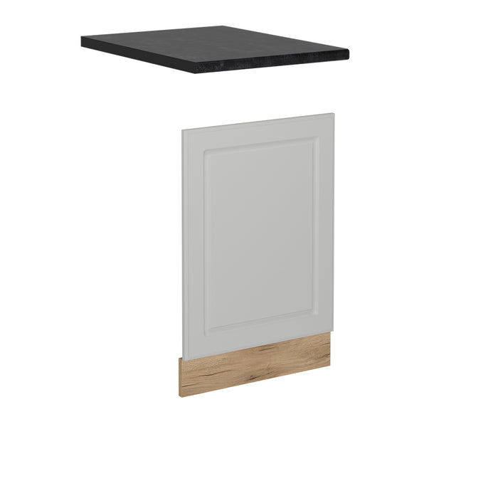 Vicco Pannello frontale per lavastoviglie Bianco casa di campagna 45 cm , PL Antracite