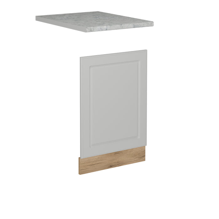 Vicco Pannello frontale per lavastoviglie Bianco casa di campagna 45 cm , PL Marmo