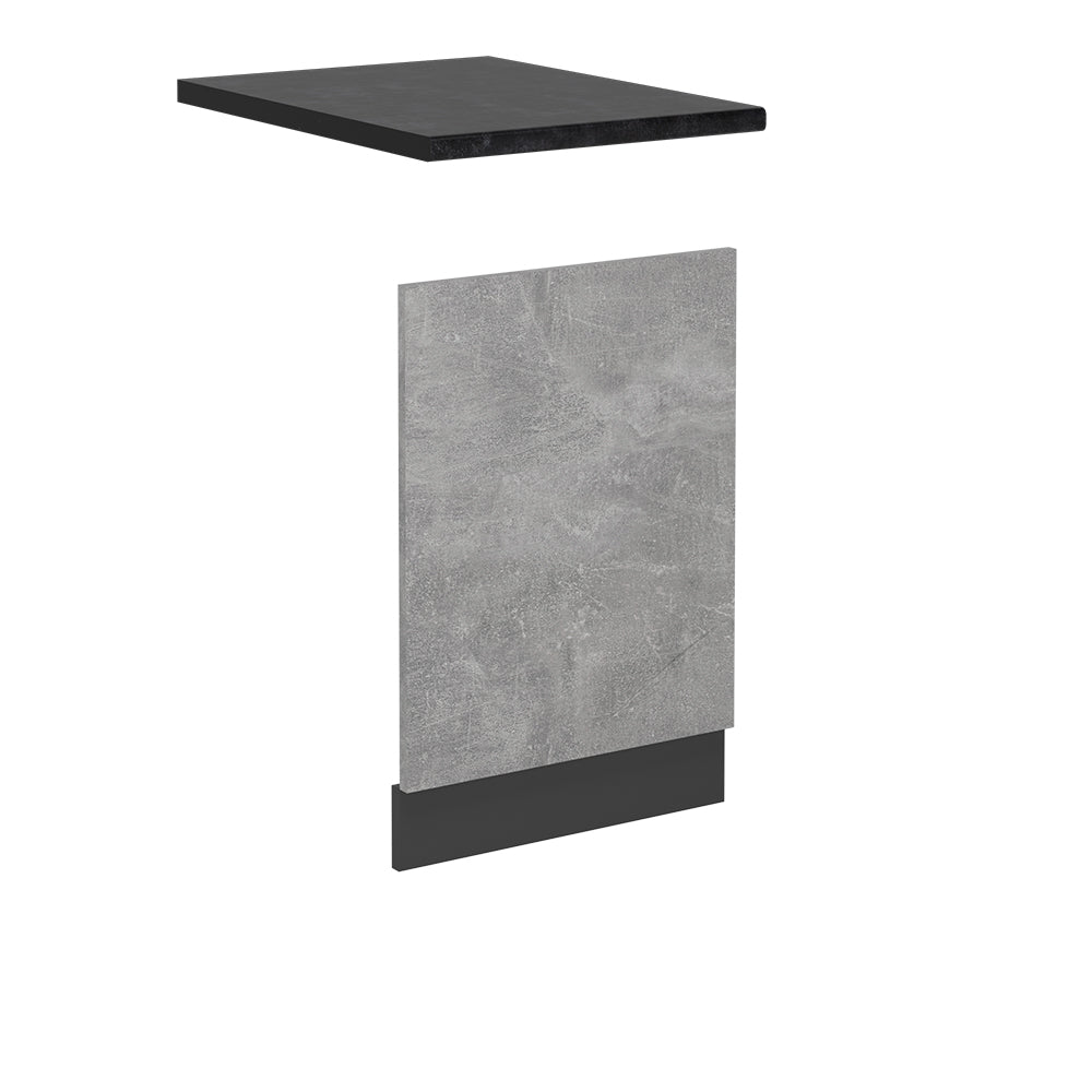 Vicco Pannello frontale per lavastoviglie Calcestruzzo 45 cm , PL Antracite