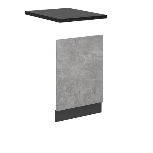 Vicco Pannello frontale per lavastoviglie Calcestruzzo 45 cm , PL Antracite
