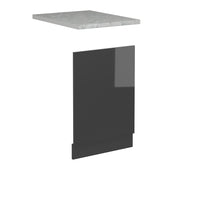 Vicco Pannello frontale per lavastoviglie Antracite lucido 45 cm , PL Marmo