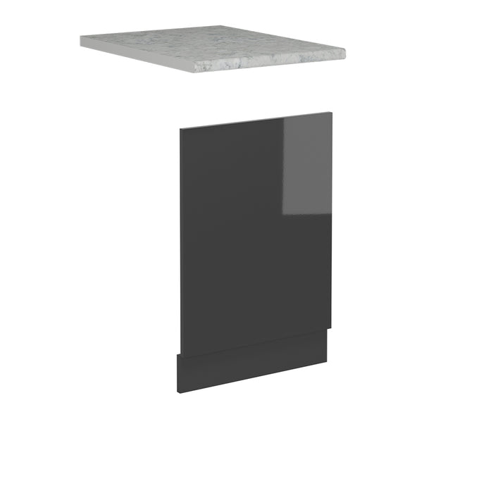 Vicco Pannello frontale per lavastoviglie Antracite lucido 45 cm , PL Marmo