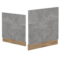 Vicco Pannello frontale per lavastoviglie Calcestruzzo 60 cm , PL Marmo