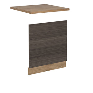 Vicco Pannello frontale Grigio nobile 60 cm , PL Rovere