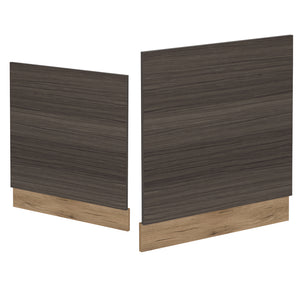 Vicco Pannello frontale Grigio nobile 60 cm , PL Rovere