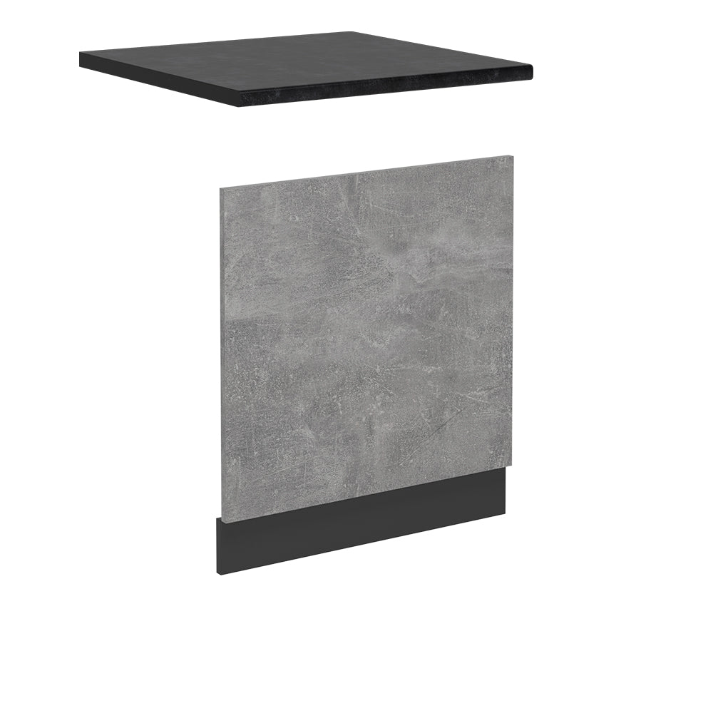 Vicco Pannello frontale per lavastoviglie Calcestruzzo 60 cm , PL Antracite