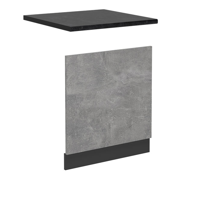 Vicco Pannello frontale per lavastoviglie Calcestruzzo 60 cm , PL Antracite