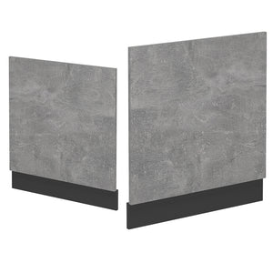 Vicco Pannello frontale per lavastoviglie Calcestruzzo 60 cm , PL Rovere