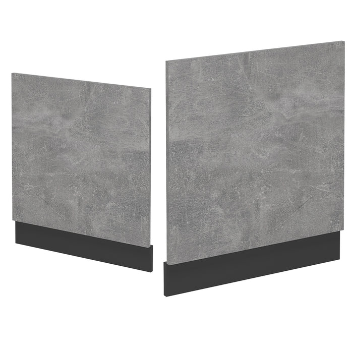 Vicco Pannello frontale per lavastoviglie Calcestruzzo 60 cm , PL Antracite