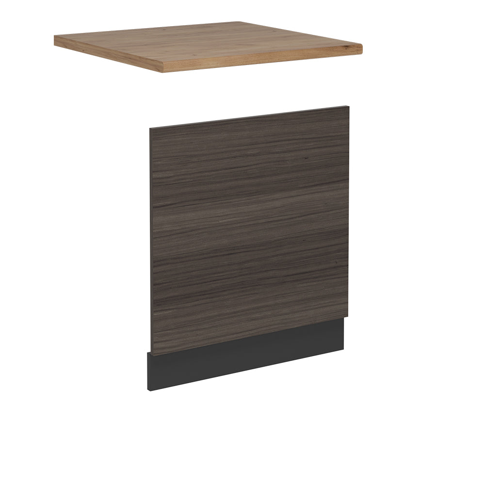Vicco Pannello frontale per lavastoviglie Grigio nobile 60 cm , PL Rovere