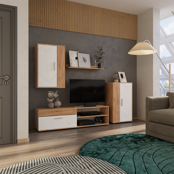 Vicco Parete attrezzata GKO/Bianco Set di 4 pezzi