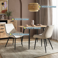 Vicco Lampada a soffitto Rattan/crema 45 x 31 cm