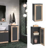 Vicco Armadio midi Antracite/quercia vichinga 40 x 81.6 cm