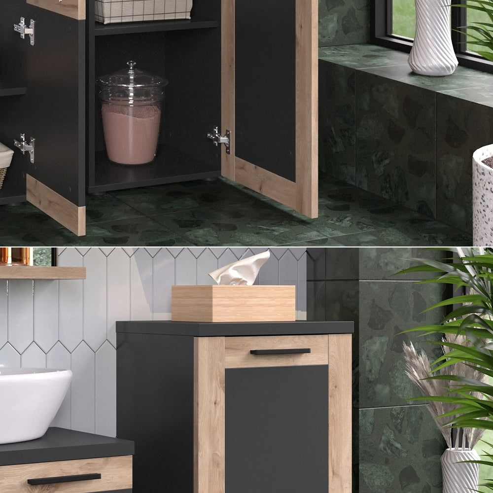 Vicco Armadio midi Antracite/quercia vichinga 40 x 81.6 cm