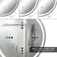 Vicco Specchio bagno Bianco 70 cm con interruttore a sfioramento