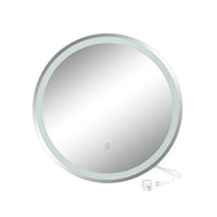 Vicco Specchio bagno Bianco 70 cm con interruttore a sfioramento