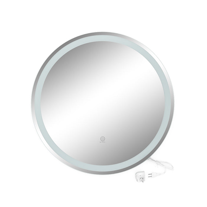 Vicco Specchio bagno Bianco 70 cm con interruttore a sfioramento