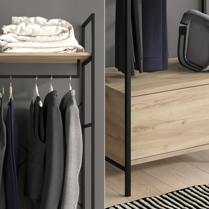 Vicco Armadio Legno 60 x 180 cm con cassetto