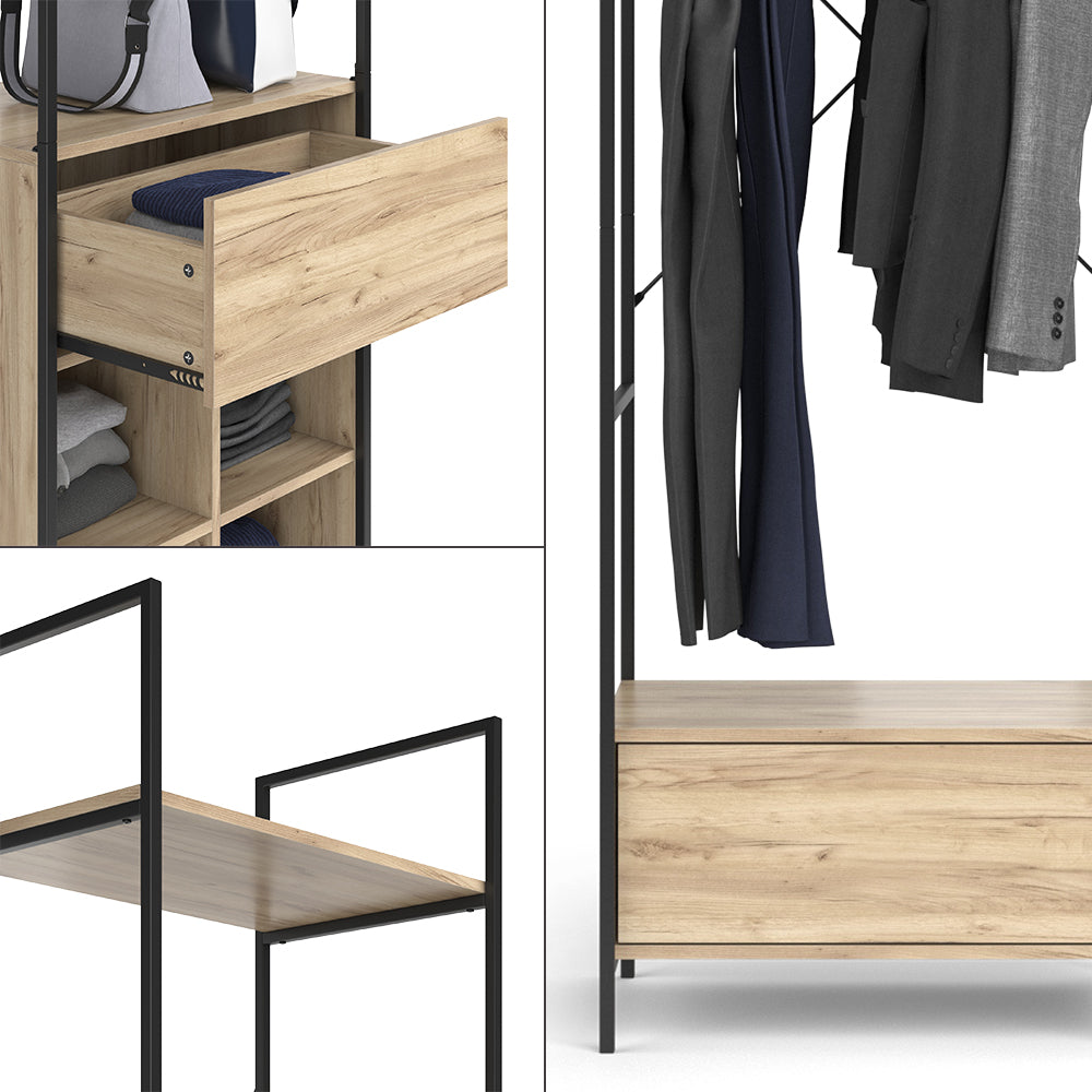 Vicco Armadio Legno 60 x 180 cm con cassetto