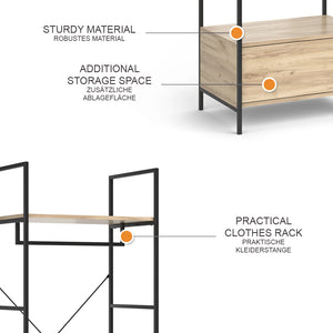 Vicco Armadio Legno 60 x 180 cm con cassetto