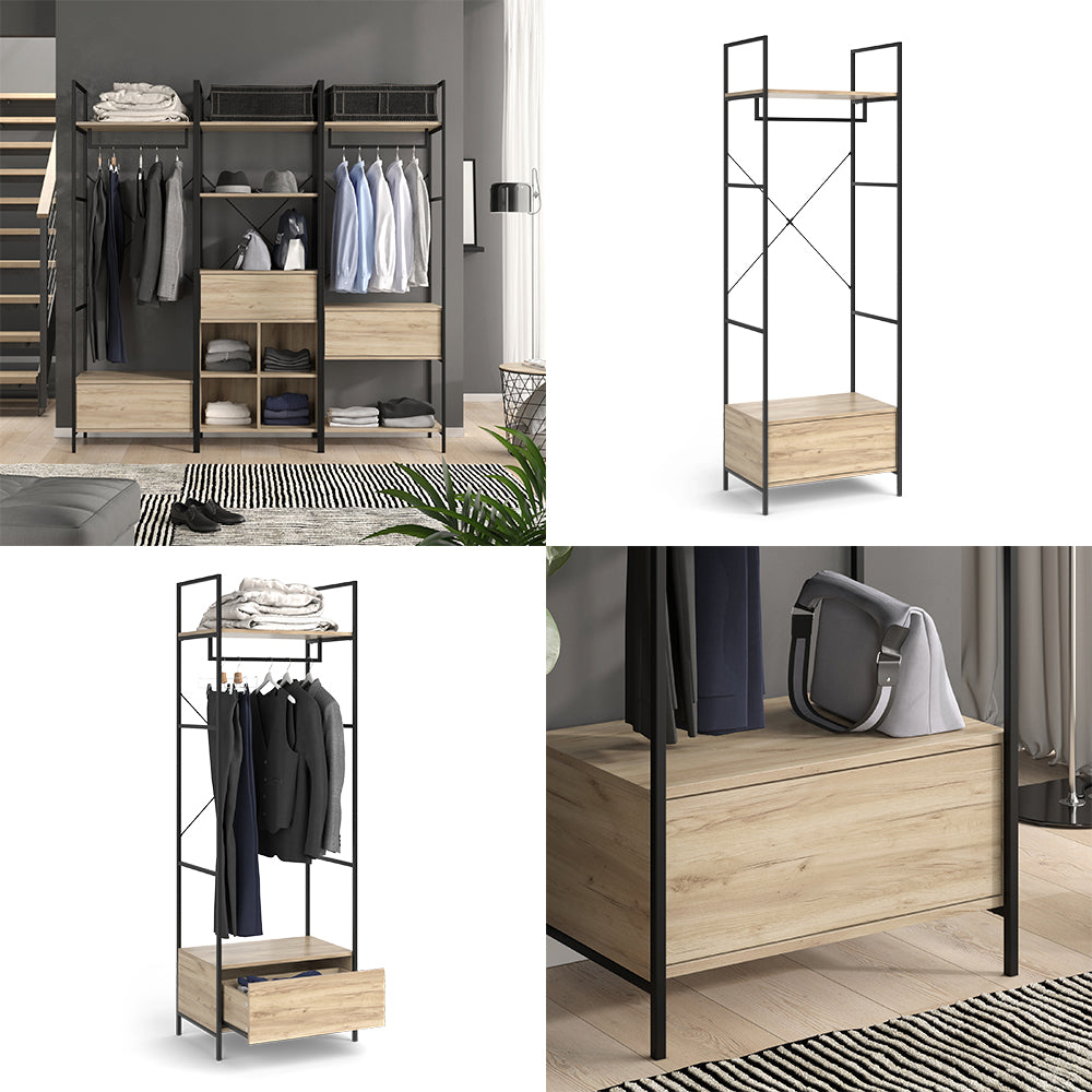 Vicco Armadio Legno 60 x 180 cm con cassetto